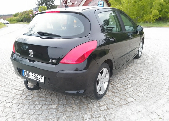 Peugeot 308 cena 9900 przebieg: 262000, rok produkcji 2007 z Lubin małe 46